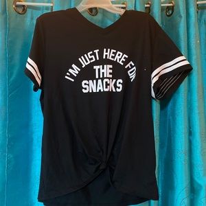 I’m just here for the snacks T-shirt